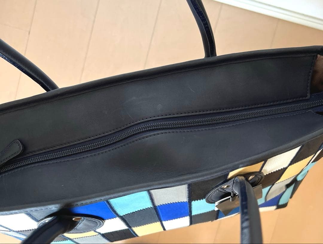 新品！TRIONトライオン トートバッグ 横型マルチカラー PANELシリーズ