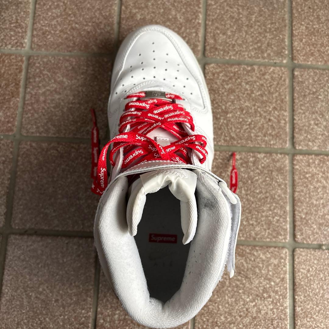 Supreme x Nike Air Force 1 スニーカー ホワイト