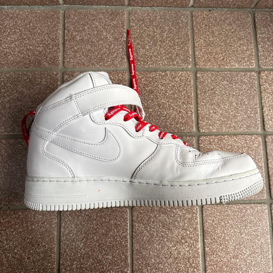 Supreme x Nike Air Force 1 スニーカー ホワイト