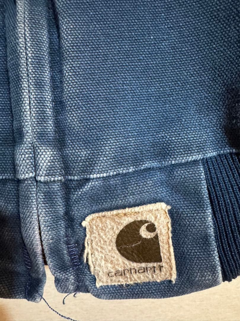 carhartt サンタフェジャケット ブルーフェー ド 短丈ユニセックス