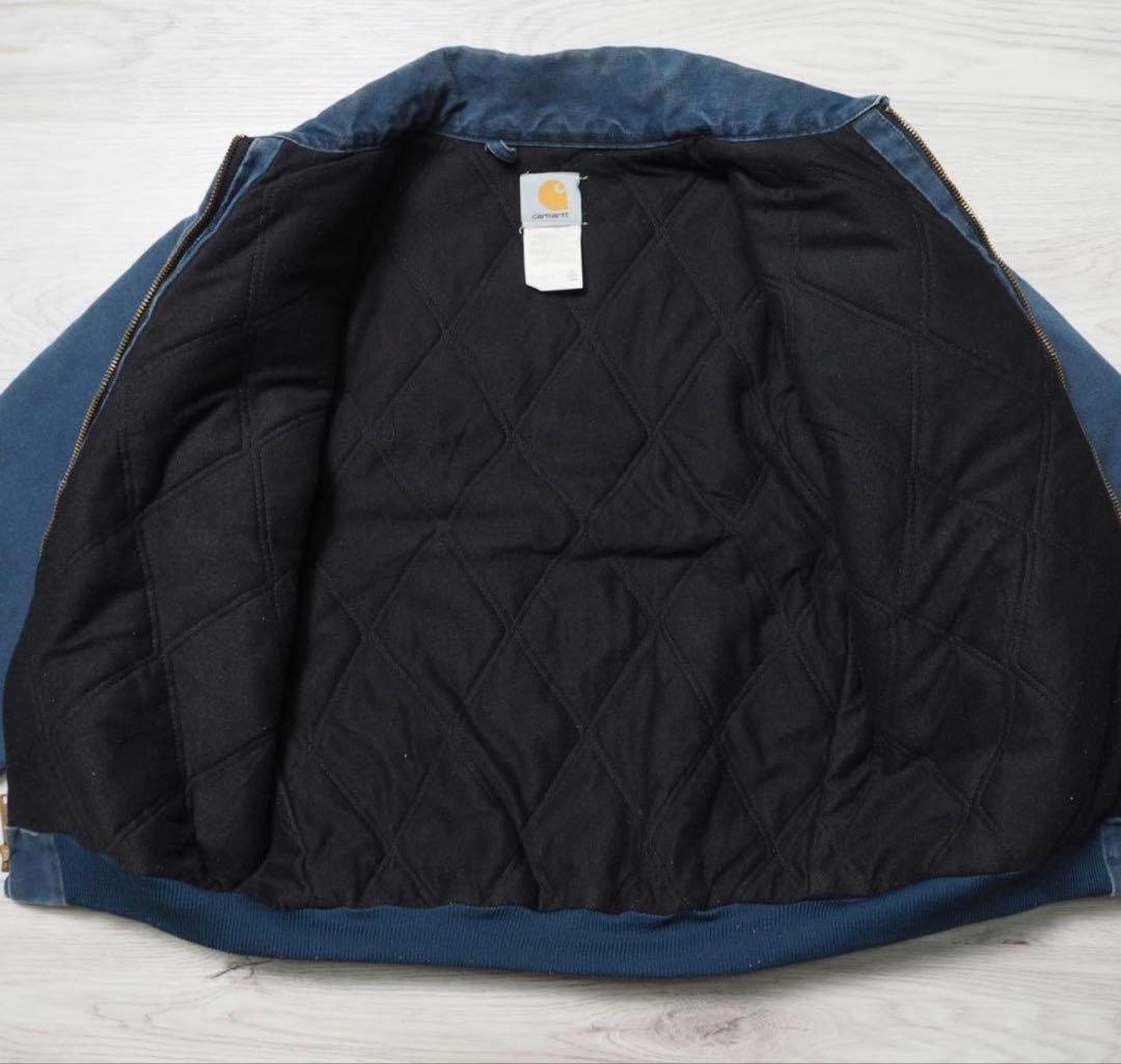 carhartt サンタフェジャケット ブルーフェー ド 短丈ユニセックス