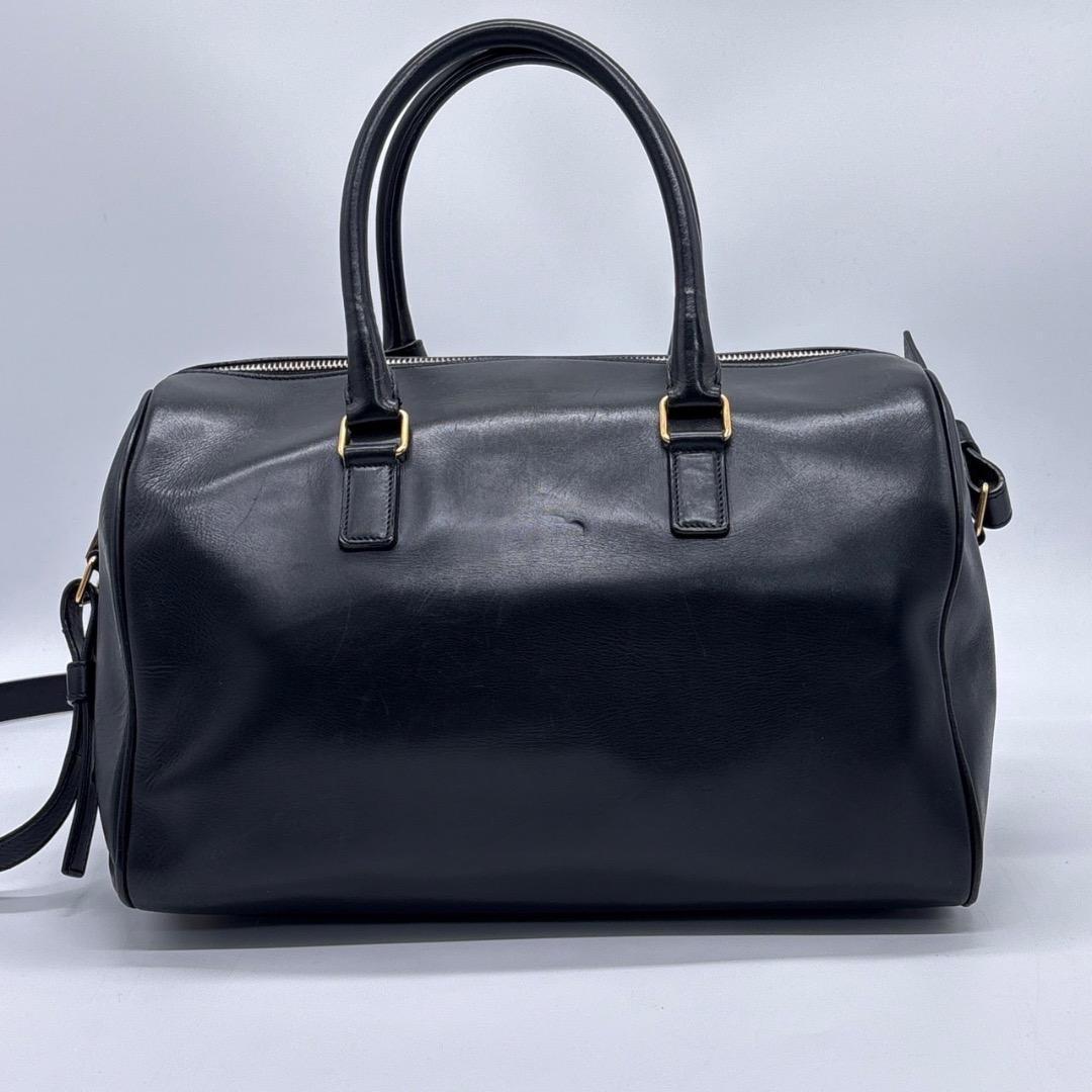 サンローラン ダッフルバッグ レザー 2way ボストンバッグ W