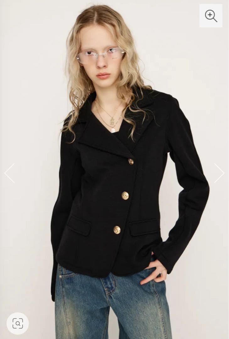 SLY 完売品 KNITTING MANNISH TAILORED ジャケット