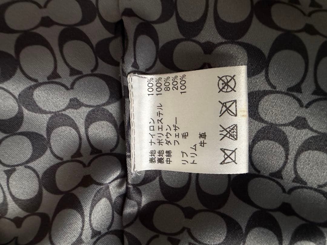 COACH コーチ ダウンジャケット レディース