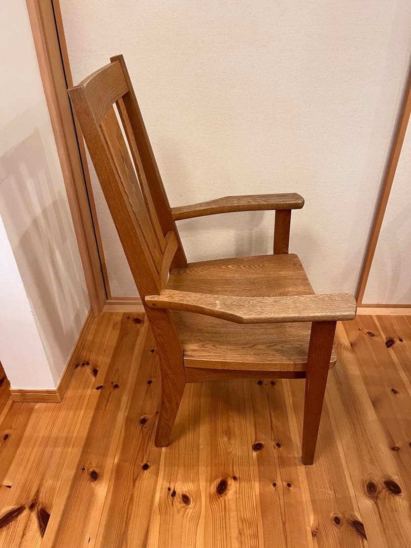 オークヴィレッジ　チェア　肘付き椅子　oak village