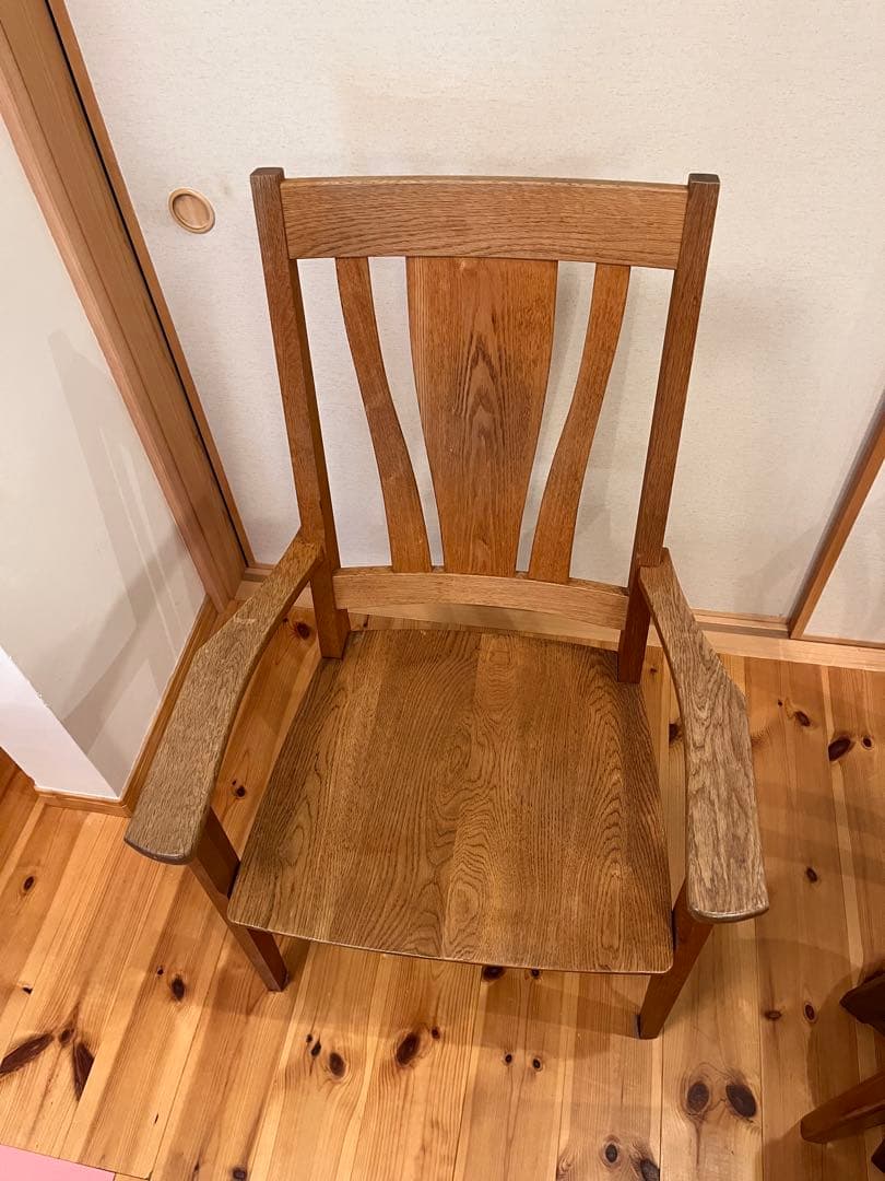 オークヴィレッジ　チェア　肘付き椅子　oak village