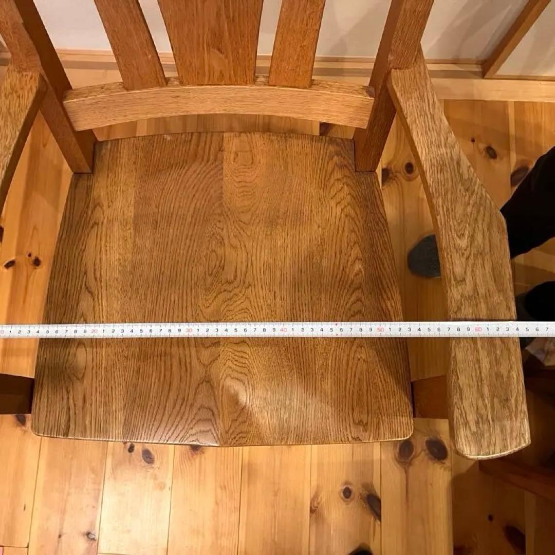 オークヴィレッジ　チェア　肘付き椅子　oak village