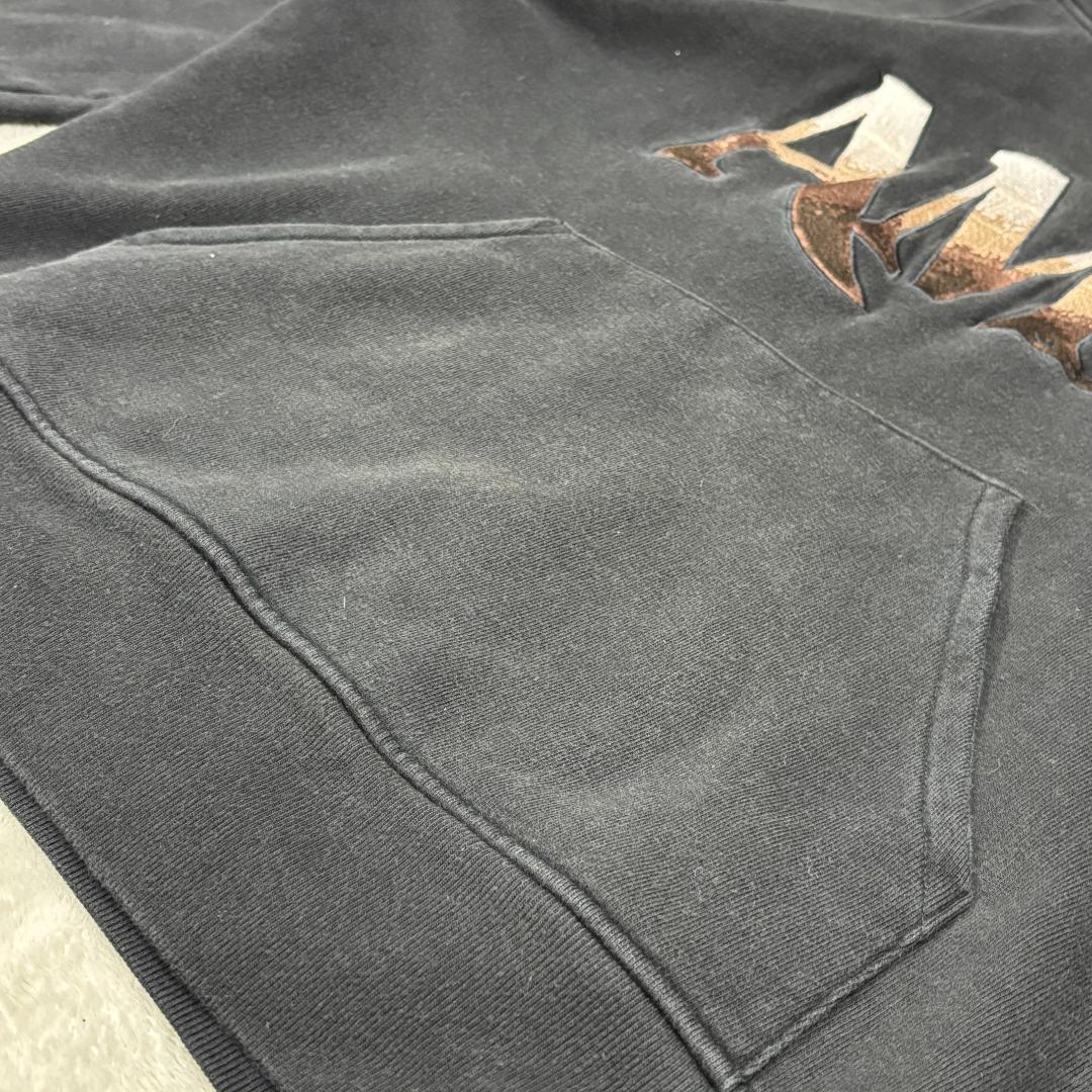 ミアレクサンドルマテュッシ ロゴ刺繍 プルオーバーパーカー サイズM メンズ