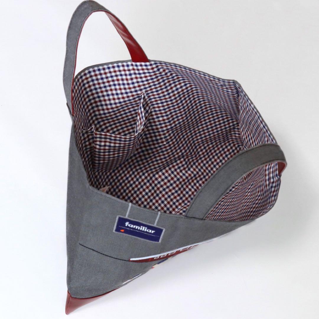 familiar ファミリア 阪急電車 コラボ デニムバッグ トート 新品