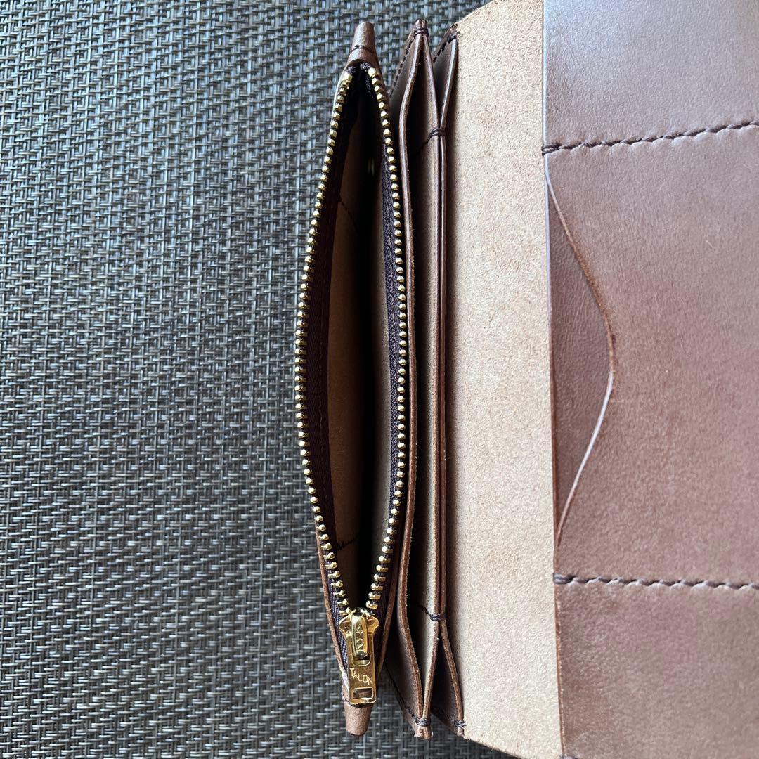 初売り特別価格！MARYAM ホースフロント ロングトラッカーウォレットブラウン