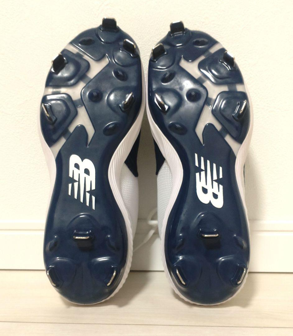 25.0 cm 未使用　ニューバランス 野球スパイク　ネイビー