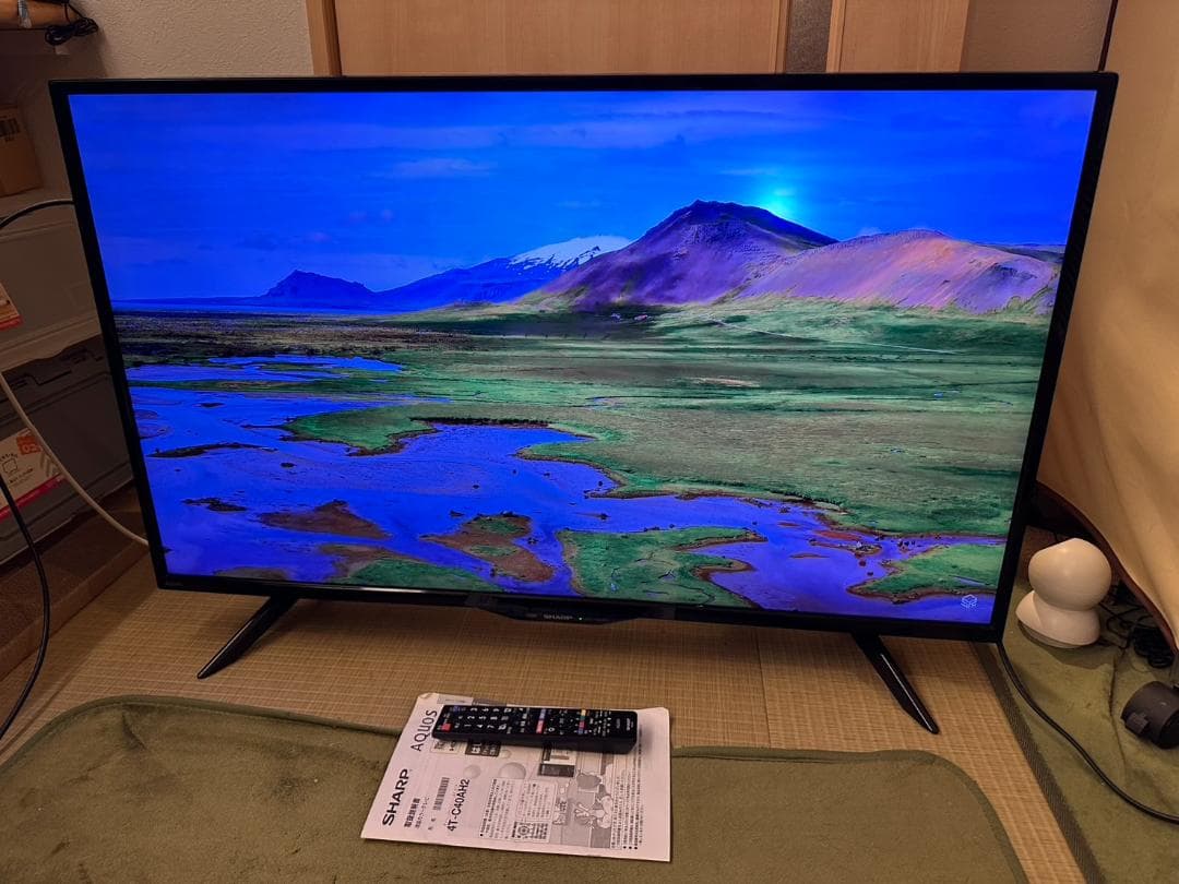 SHARP シャープ　40型　4K　テレビ 4T-C40AH2 19年製綺麗！