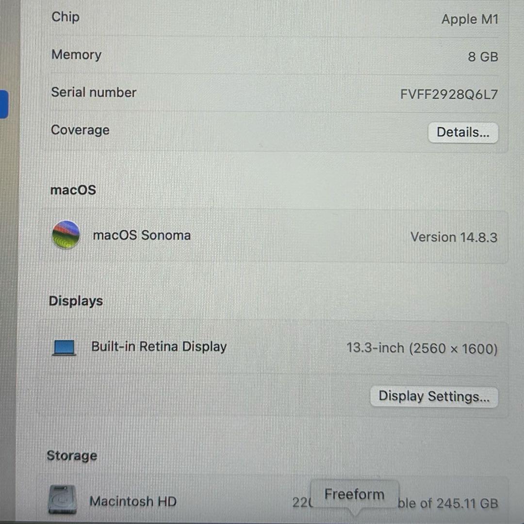 MacBook本体 Apple MacBook Air 13