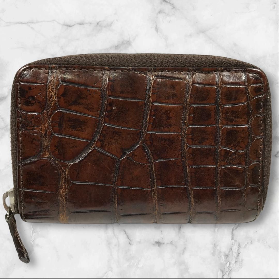 美品 グッチ クロコダイル ケース 245563・203887 財布 箱付