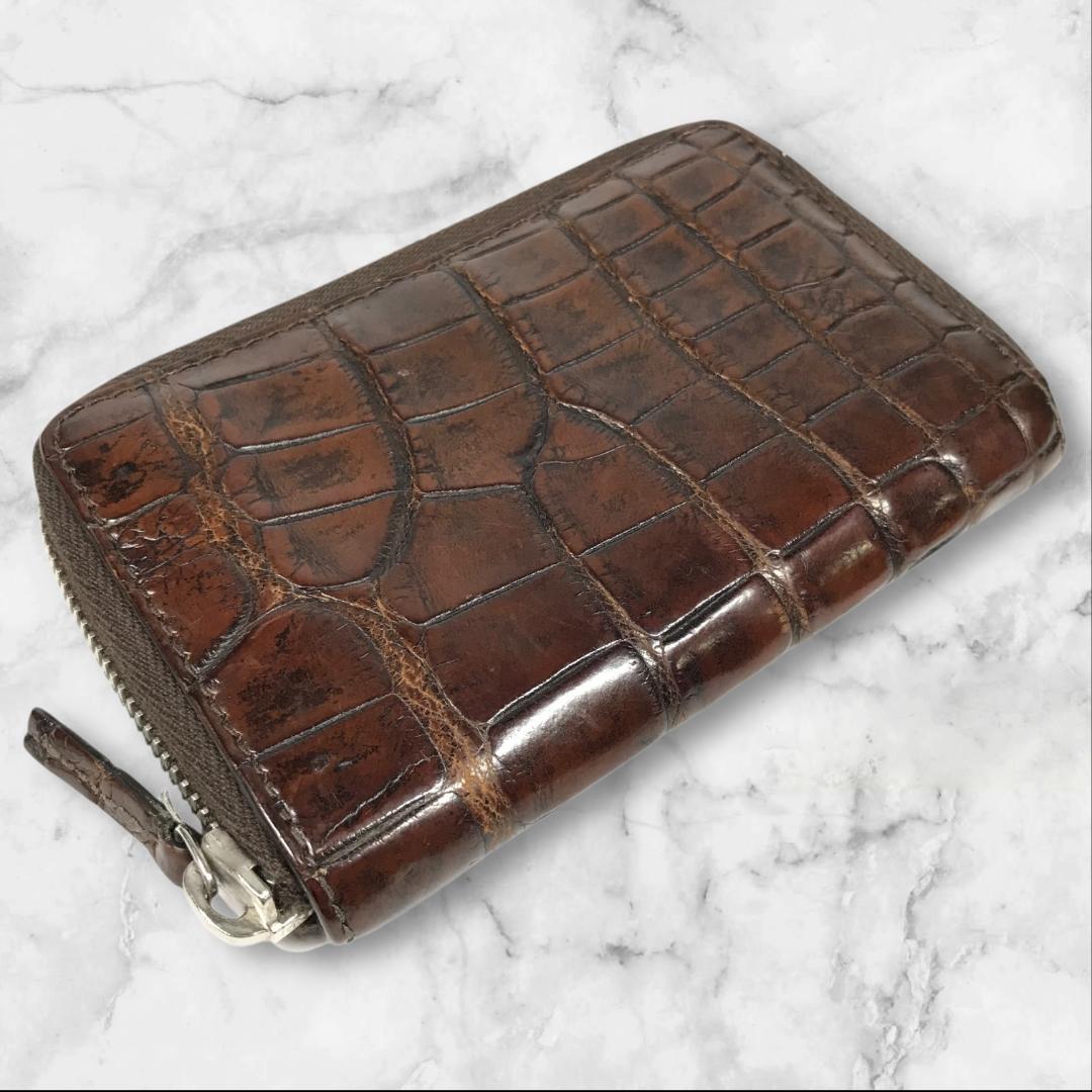 美品 グッチ クロコダイル ケース 245563・203887 財布 箱付