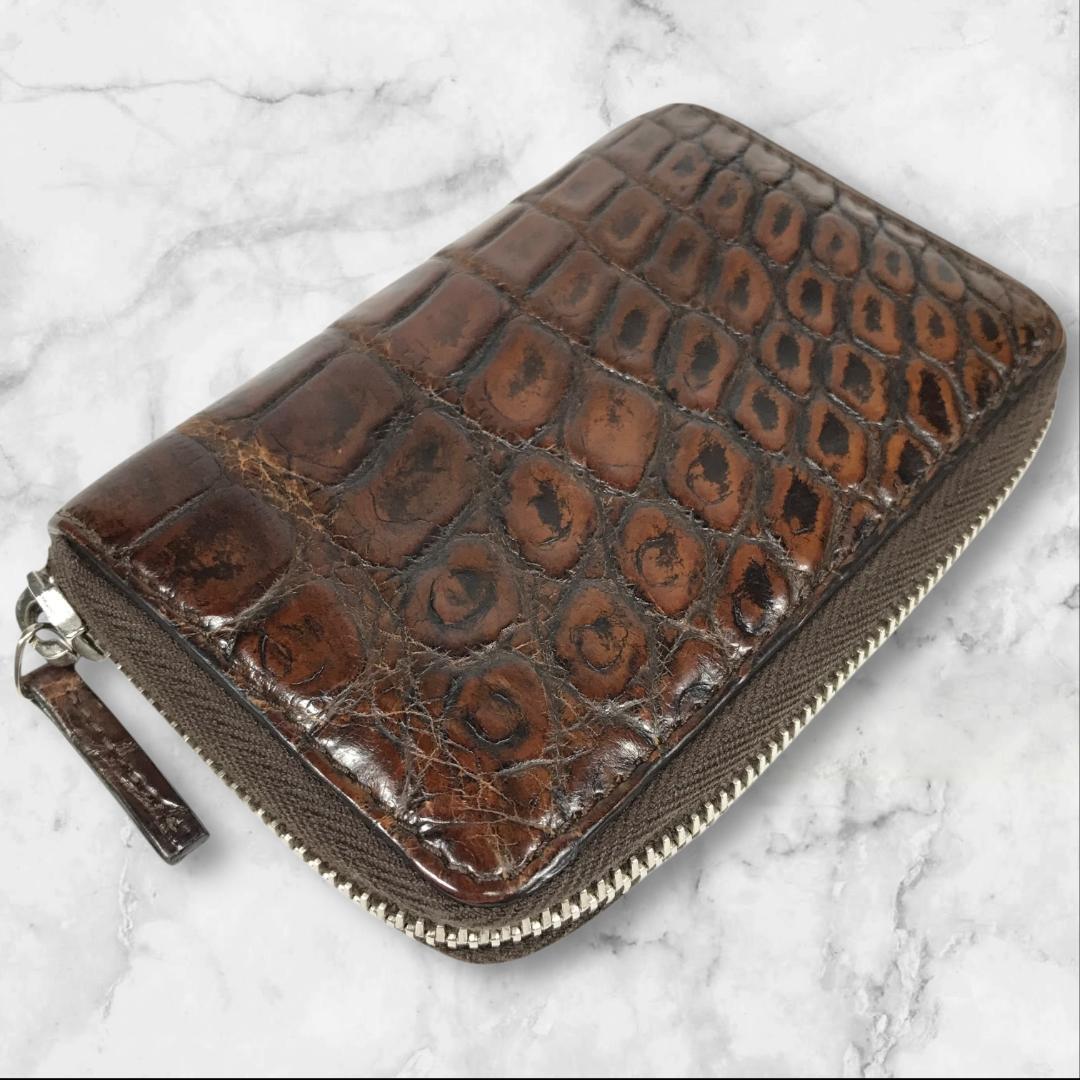 美品 グッチ クロコダイル ケース 245563・203887 財布 箱付