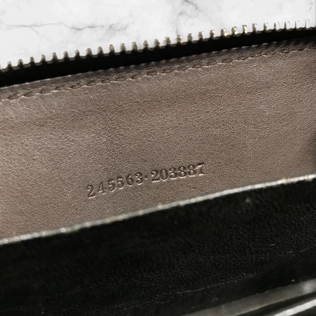 美品 グッチ クロコダイル ケース 245563・203887 財布 箱付