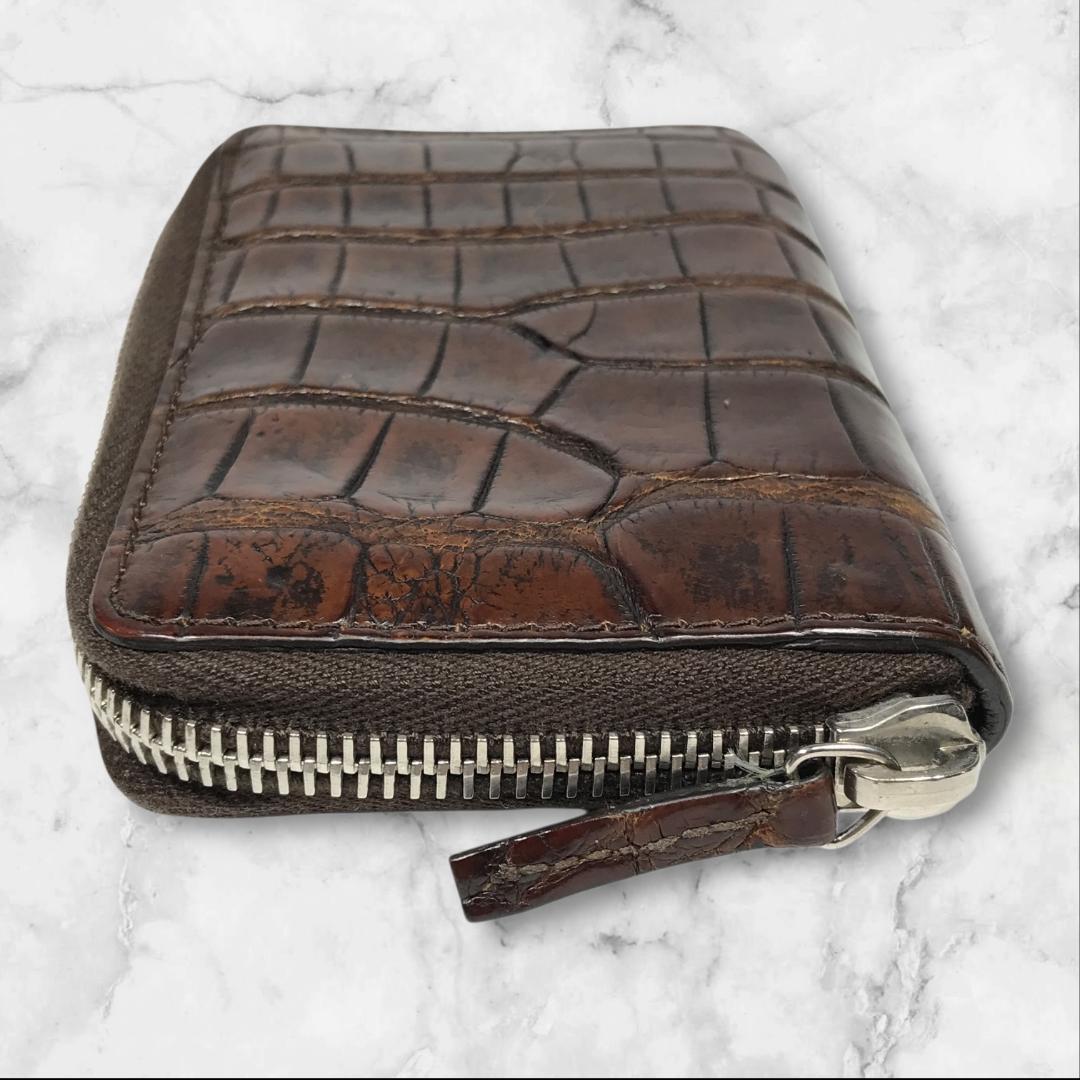 美品 グッチ クロコダイル ケース 245563・203887 財布 箱付