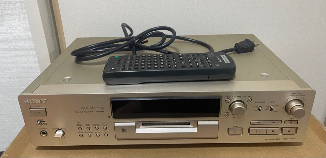ラジオ・コンポ SONY model no MDS-JB920