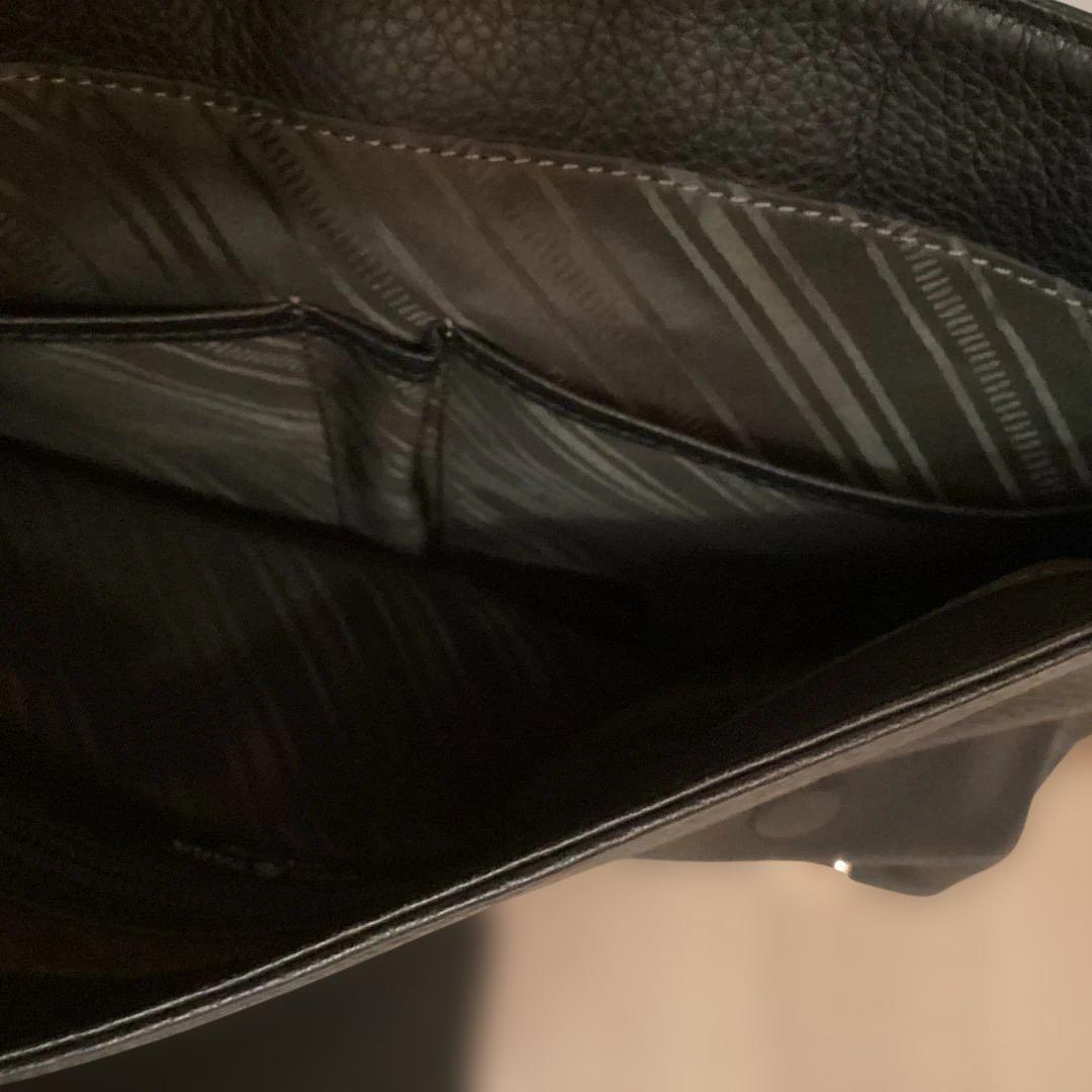 FUJITAKA フラップ付きショルダーバッグ