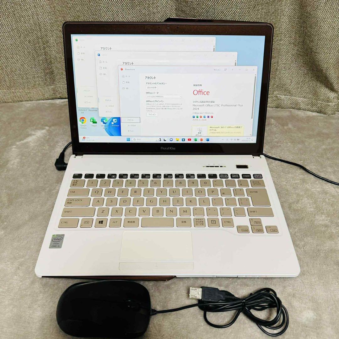 S245 富士通ノートパソコン i5高速コンパクトWindows11オフィス付き