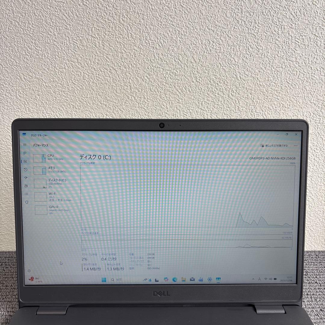 DELL vostro 3500 celeron 6305 メモリ4GB