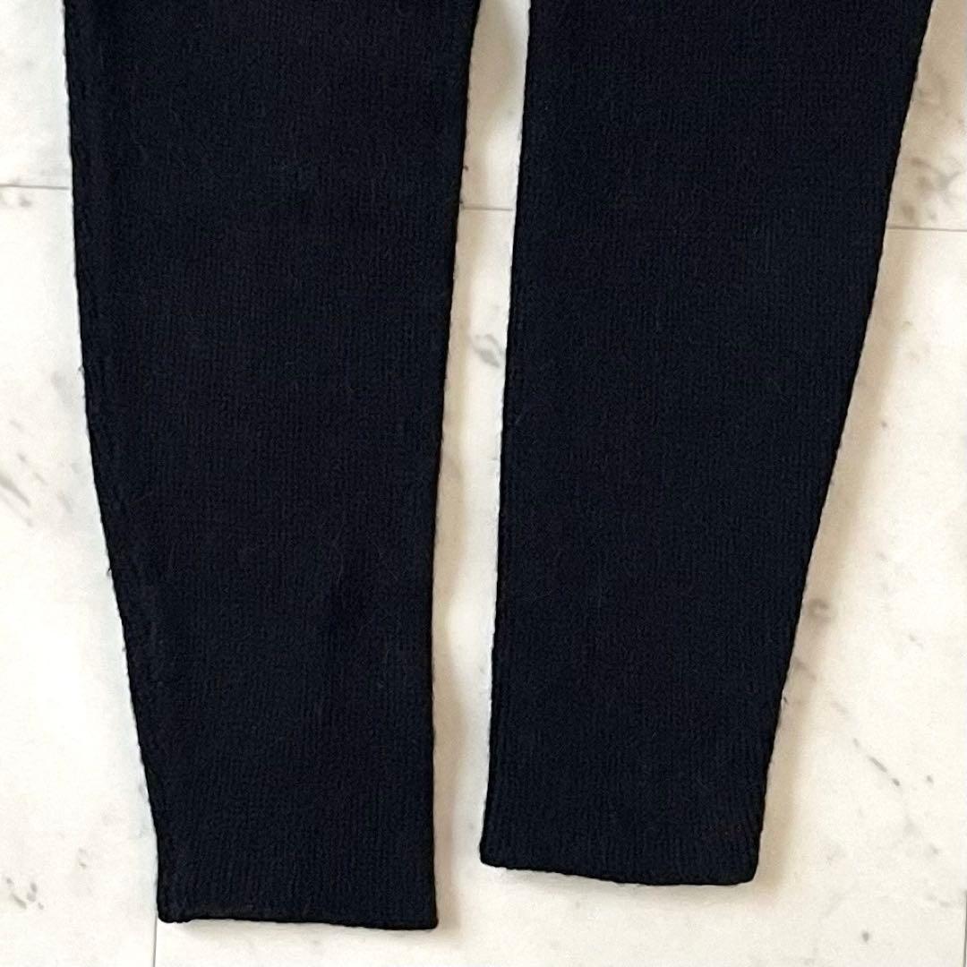 美品＊ヨーガンレール ヤクウールアルパカ混タートルネックニット M ブラック黒