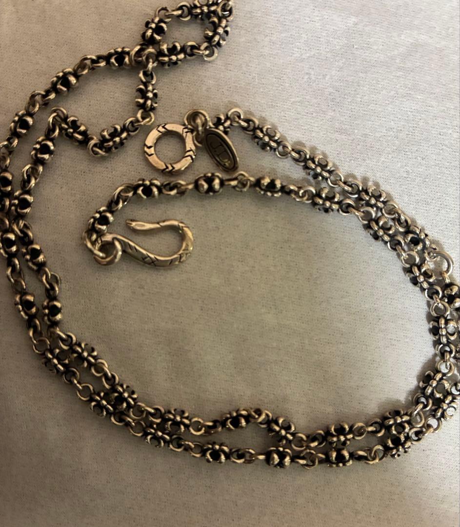 J.D. シルバー ビーズデザイン ネックレス