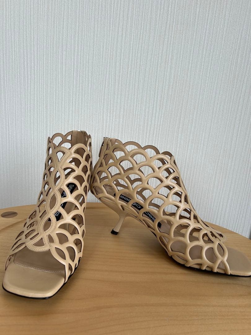 定価198000円 【Sergio Rossi】sr Mermaidサンダル37