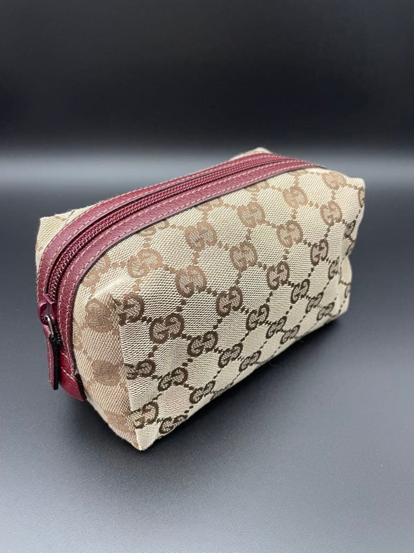 GUCCI　グッチ　GGキャンバス　ポーチ　29595.002058　箱付き