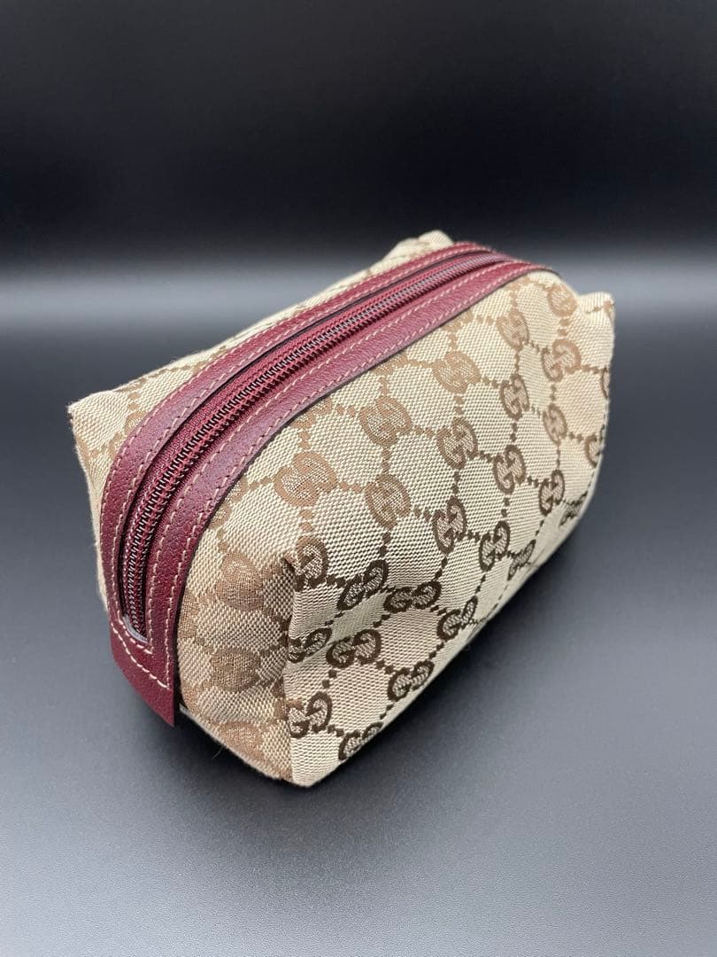 GUCCI　グッチ　GGキャンバス　ポーチ　29595.002058　箱付き