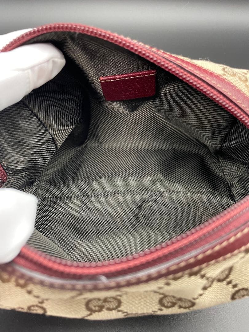 GUCCI　グッチ　GGキャンバス　ポーチ　29595.002058　箱付き