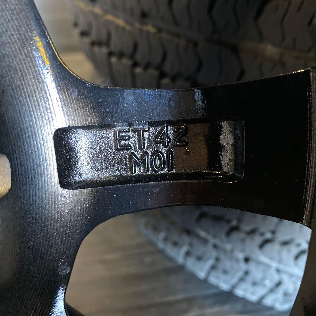 中古溝ありマッドスタータイヤホイールセット145/80R12LT 軽バン、軽トラ