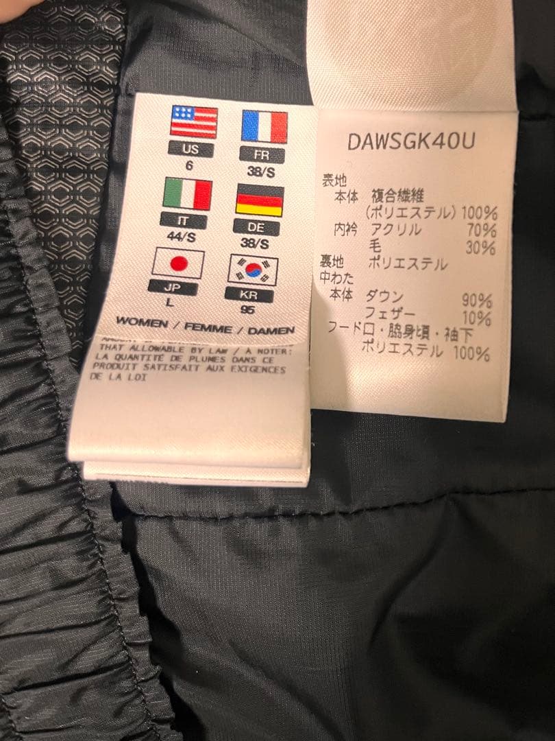 DESCENTE ALLTERRAIN 水沢ダウン デサント　レディース　L