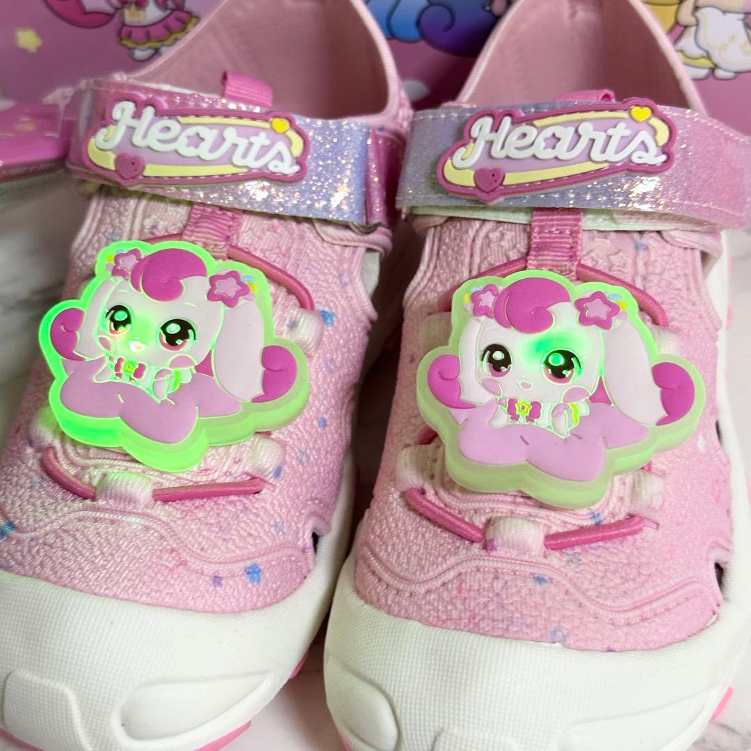 【韓国限定】キャッチティニピン　子供靴　スニーカー　ハチュピン　17cm ピンク