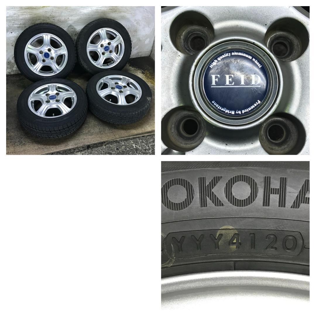 137 YOKOHAMA 155/65R13 9分目 スタッドレス