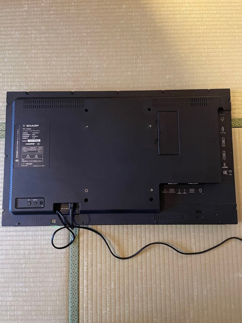①SHARP シャープ 32型 デジタルサイネージ PN-Y326A
