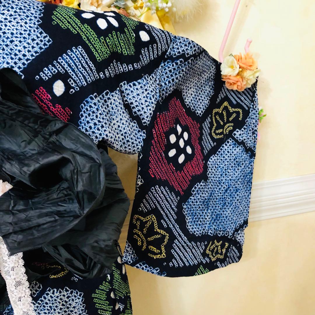 有松鳴海絞り伝統工芸❤️兵児帯新品❤️パールベルト新品帯留め5点セット‼️秀品