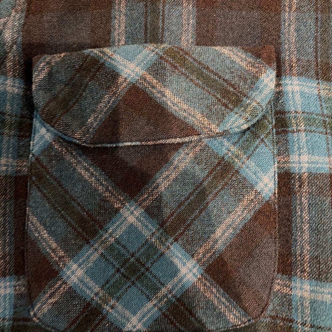 ヴィンテージpendletonボードシャツオンブレ　M