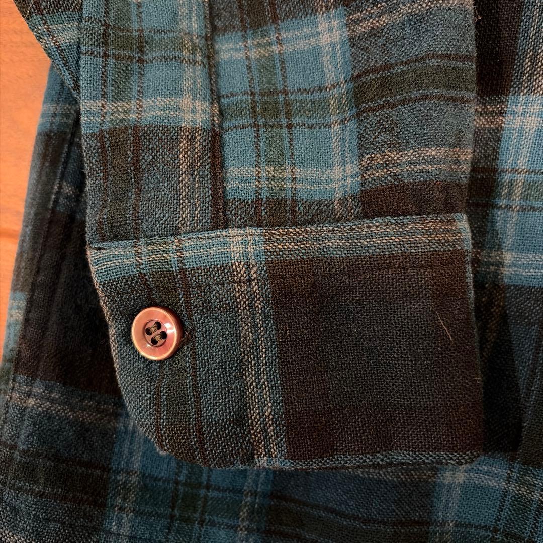 ヴィンテージpendletonボードシャツオンブレ　M