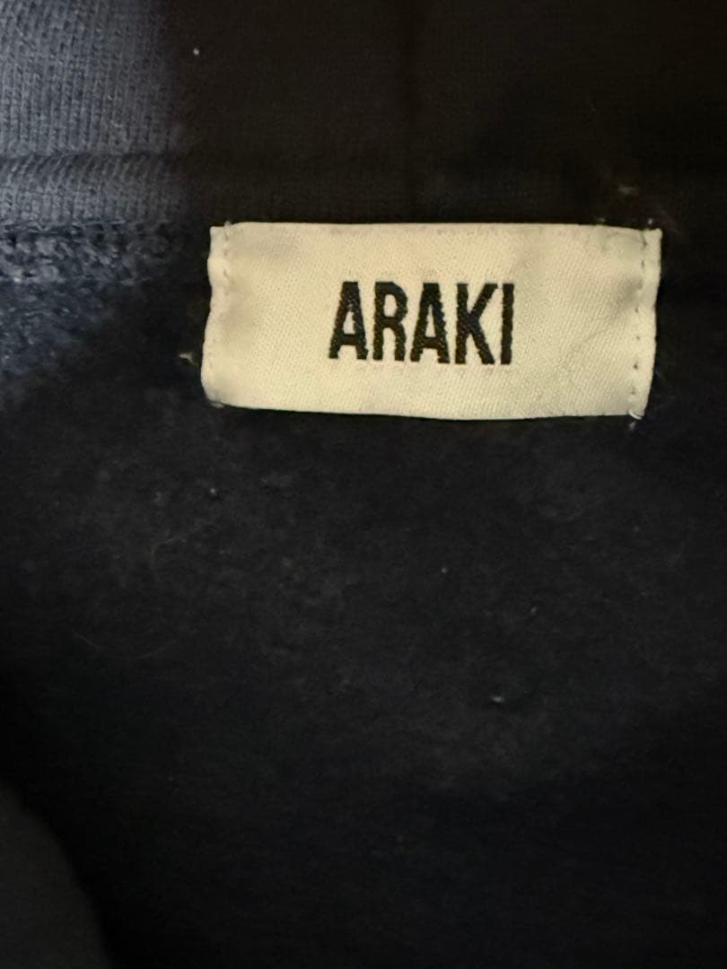ARAKI ジップパーカー　ネイビー