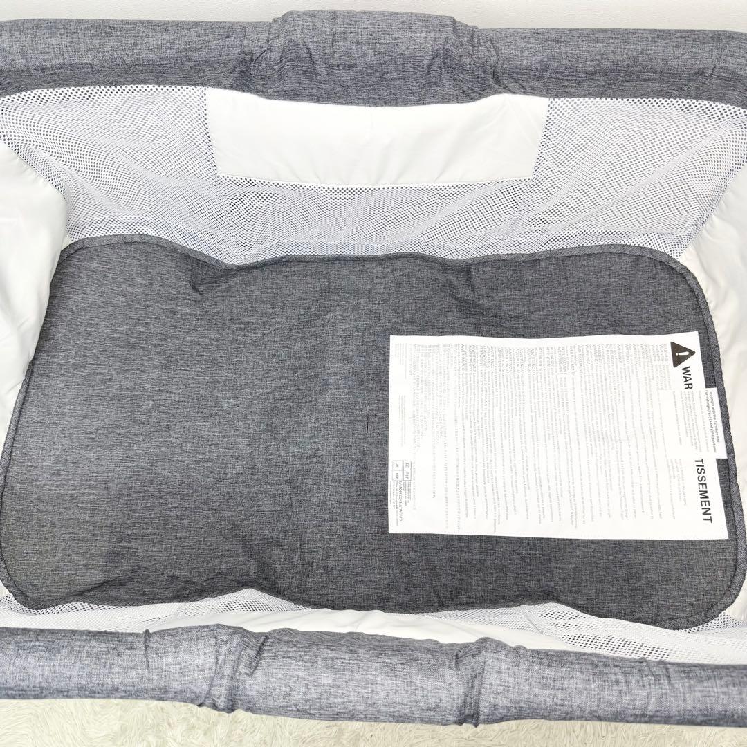 極美品 UBRAVOO ベビーベッド 折りたたみ キャスター付き ゆりかご