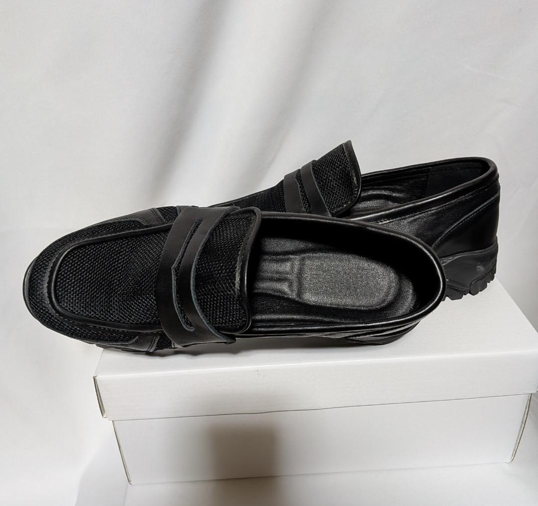 OPENING ACT　VIBRAMソールリアルレザーローファースニーカー　42