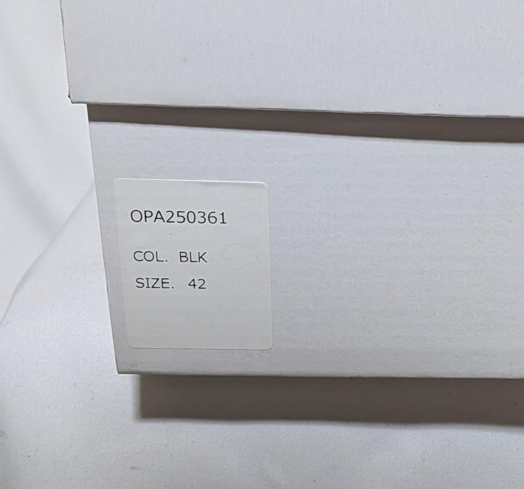 OPENING ACT　VIBRAMソールリアルレザーローファースニーカー　42