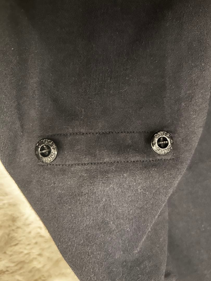 Stone  ストーンアイランド スウェット ブラック Lサイズ