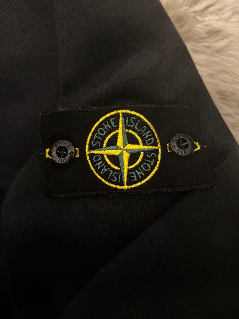 Stone  ストーンアイランド スウェット ブラック Lサイズ