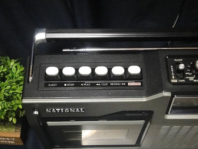♪昭和銘機 整備清掃済ラジカセ National MACff RQ-448