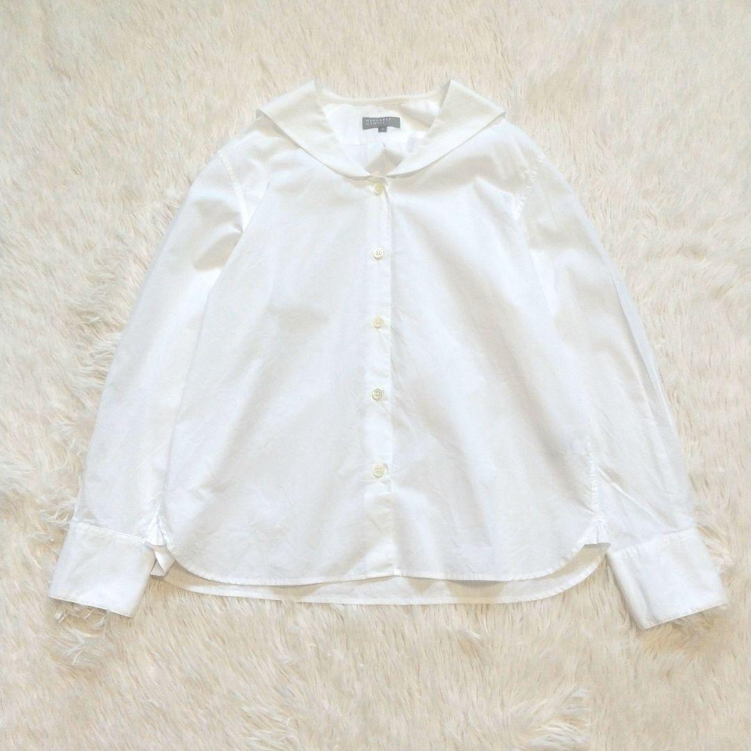 マーガレットハウエル ブラウス セーラーカラー 日本製 M