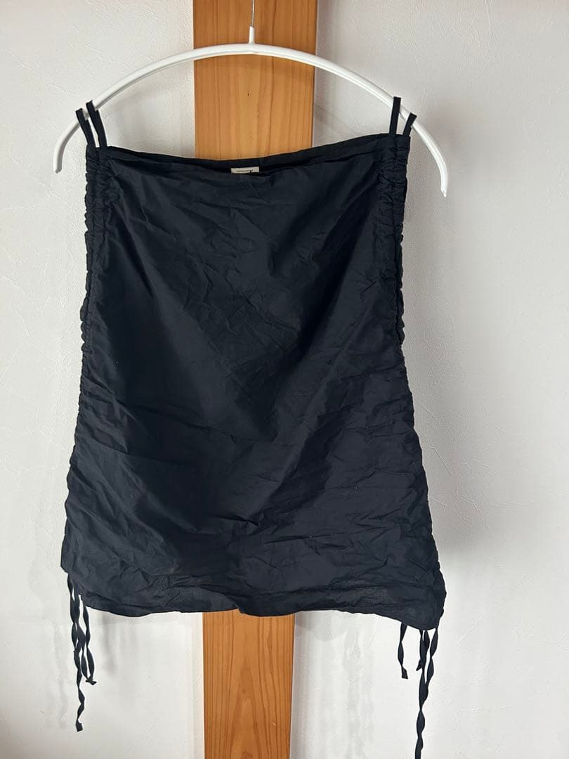 トップス Pictorial Strap Top Black