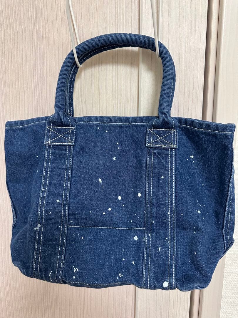 希少Ron Hermanロンハーマン インディゴデニムトートバッグ